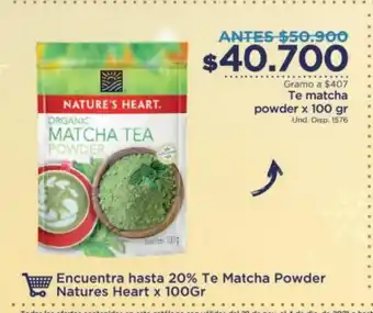 FarmaTodo Te Matcha powder x 100 gr oferta