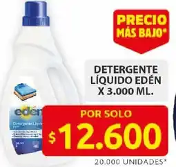 Ara Edén detergente líquido oferta