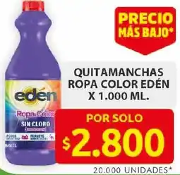 Ara Edén quitamanchas ropa color oferta