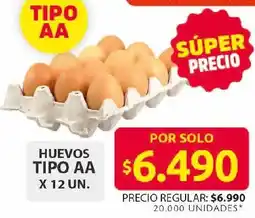 Ara Huevos tipo AA oferta
