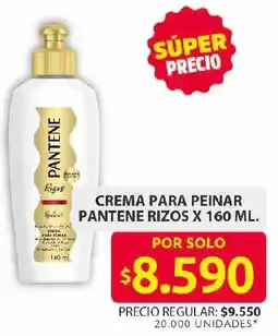 Ara Pantene rizos crema para peinar oferta