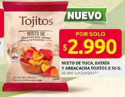 Ara Tojitos mixto de yuca, batata y arracacha oferta