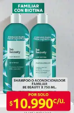 Ara Be beauty familiar shampoo o acondicionador oferta