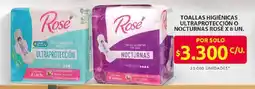 Ara Rosé toallas higiénicas ultraprotección o nocturnas oferta