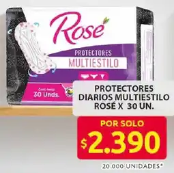 Ara Rosé protectores diarios multiestilo oferta