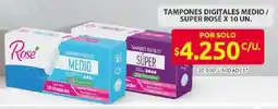 Ara Rosé tampones digitales medio / super oferta