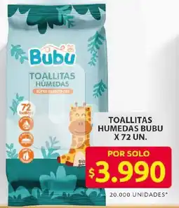 Ara Bubu toallitas humedas oferta