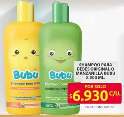 Ara Bubu shampoo para bebés original o manzanilla oferta