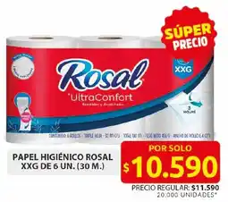 Ara Rosal papel higiénico xxg oferta