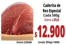 Mercamio Caderita de res especial oferta