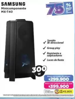 Alkomprar Samsung minicomponente MX-T40 oferta