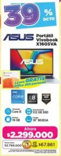 Alkomprar Asus portátil vivobook oferta