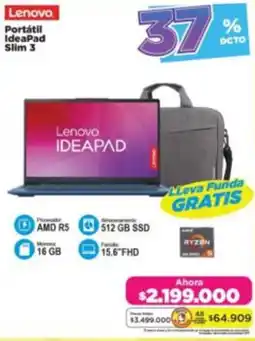 Alkomprar Lenovo portátil ideapad slim 3 oferta