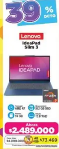 Alkomprar Lenovo ideapad slim 3 oferta