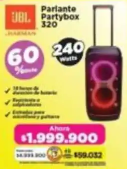 Alkomprar Jbl parlante partybox oferta