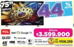 Alkomprar Tcl google tv 75" oferta