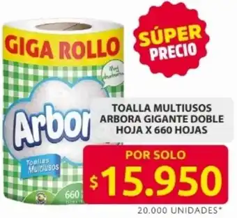 Ara Arbora toalla multiusos gigante doble hoja oferta