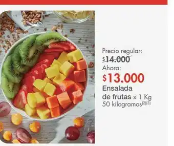 Metro Ensalada de frutas x 1 kg oferta