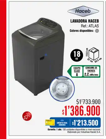 Ktronix Haceb - Lavadora Ref : ATLAS oferta