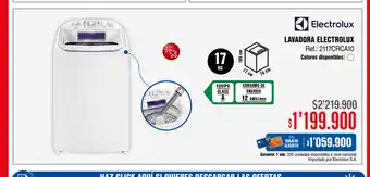 Ktronix Electrolux - Lavadora Ref: 2117CRCA10 oferta