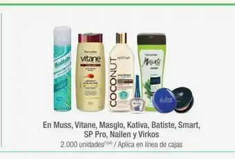 Jumbo En muss, vitane, masglo, kativa, batiste, smart, sp pro, nailen y virkos oferta