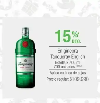 Jumbo En ginebra tanqueray english oferta