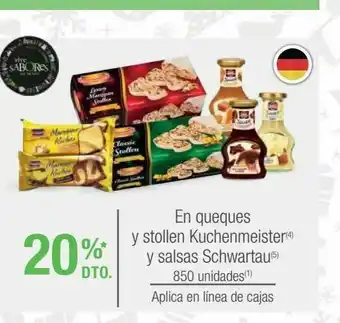 Jumbo En queques y stollen kuchenmeister(4) y salsas schwartau(5 oferta