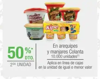 Jumbo En arequipes y manjares colanta oferta