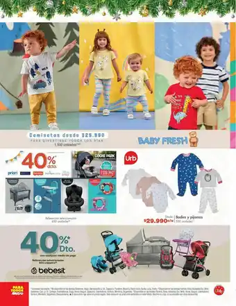 Metro Ropa infantil baby fresh oferta