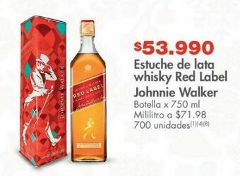 Metro Whisky johnnie walker oferta
