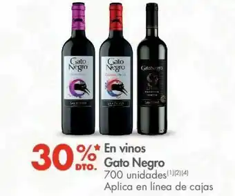 Metro Vino gato negro -30% oferta