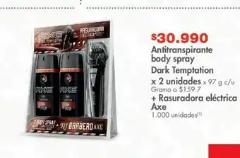 Desodorante axe