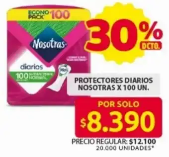 Ara Protectores diarios nosotras oferta