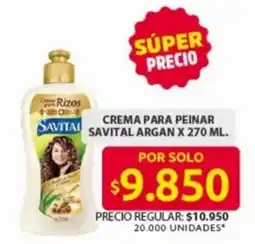 Ara Crema para peinar savital argan oferta