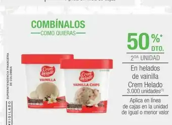 Jumbo En helados de vainilla crem helado oferta