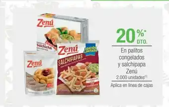 Jumbo En palitos congelados y salchipapa zenú oferta