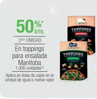 Jumbo En toppings para ensalada manitoba oferta