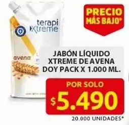 Ara Jabón líquido xtreme de avena doy pack oferta