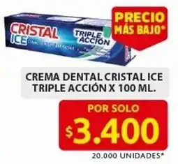 Ara Crema dental cristal ice triple acción oferta