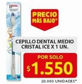 Ara Cepillo dental medio cristal ice oferta