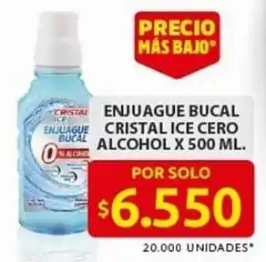 Ara Enjuague cristal ice cero alcohol oferta