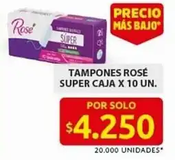 Ara Tampones rosé super caja oferta