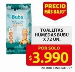 Ara Toallitas húmedas bubu oferta