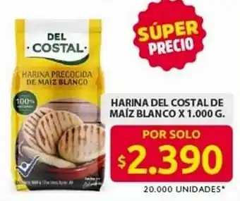 Ara Harina del costal de maíz blanco oferta