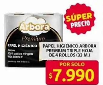Ara Papel higienico papel higiénico arbora premium triple hoja de 4 rollos oferta