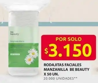 Ara Rodajitas faciales manzanilla be beauty oferta