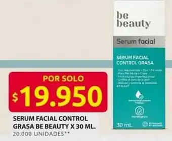Ara Serum facial control grasa be beauty oferta