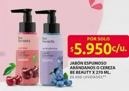 Ara Jabón espumoso arandanos o cereza be beauty oferta