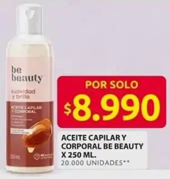 Ara Aceite capilar y corporal be beauty oferta