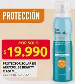 Ara Protector solar en aerosol be beauty oferta